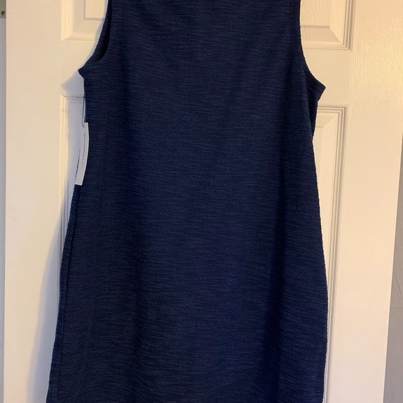 Liz Claiborne Navy Dress Petite large - Picture 2 of 3